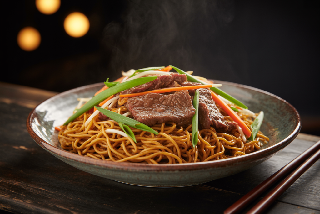 Irresistible Beef Lo Mein
