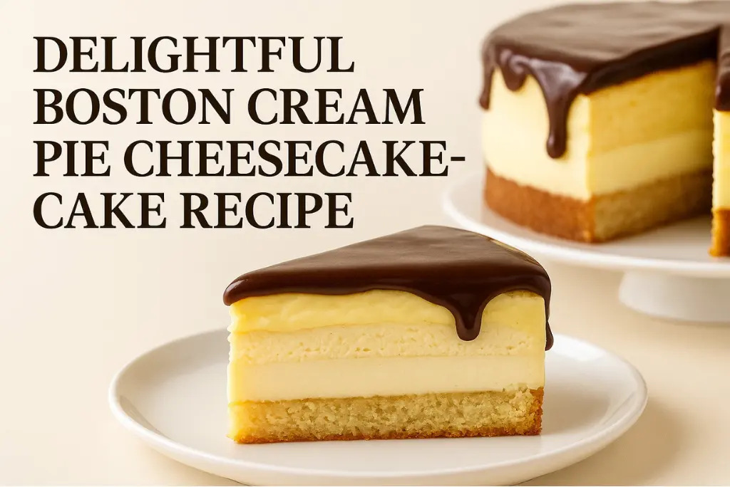 Boston Cream Pie Cheesecake