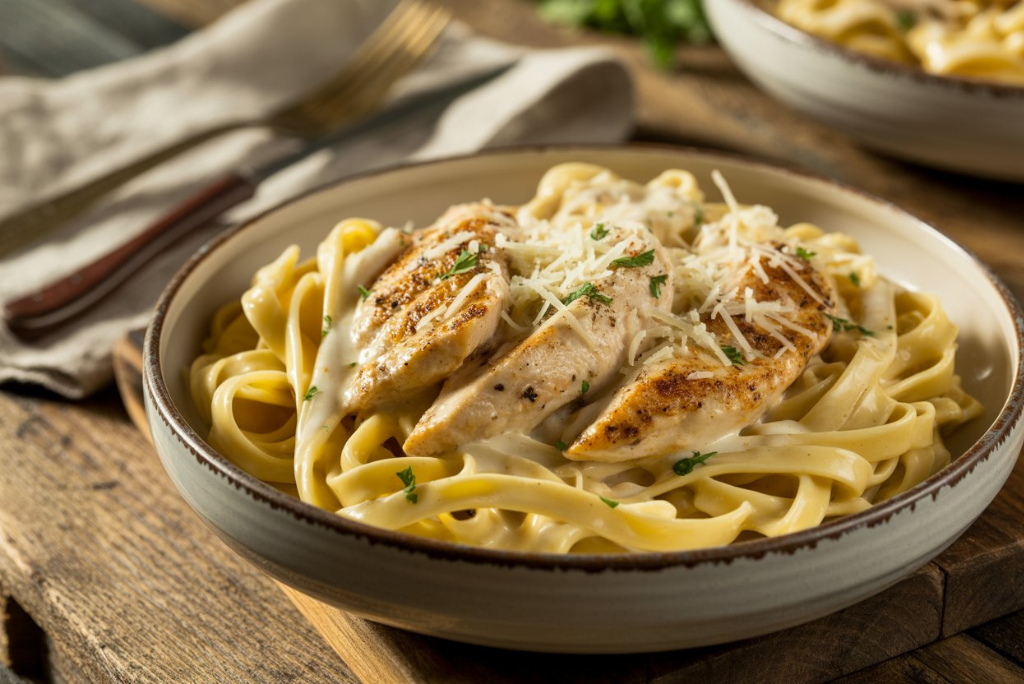 Chicken Alfredo Creamy Pasta