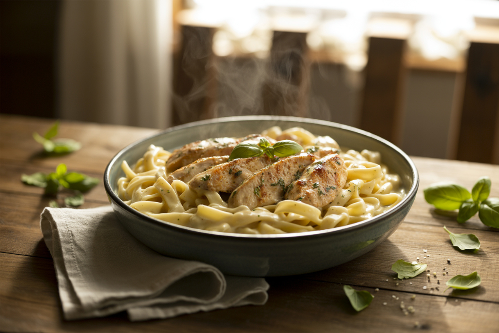 Chicken Alfredo Creamy Pasta