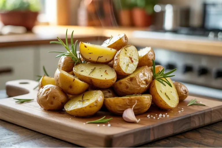 Crispy Roast Potatoes with Rosemary & Garlic Recipe
