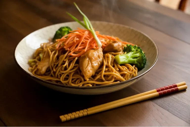 Delicious Chicken Lo Mein