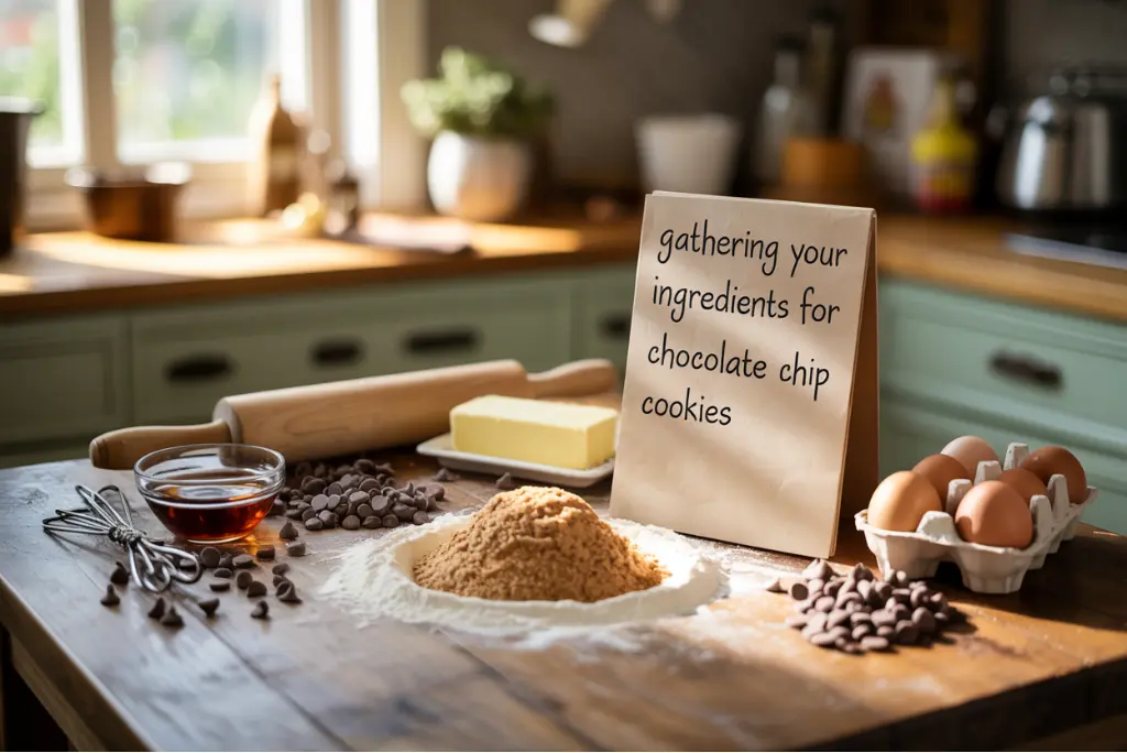 Gathering your ingredients