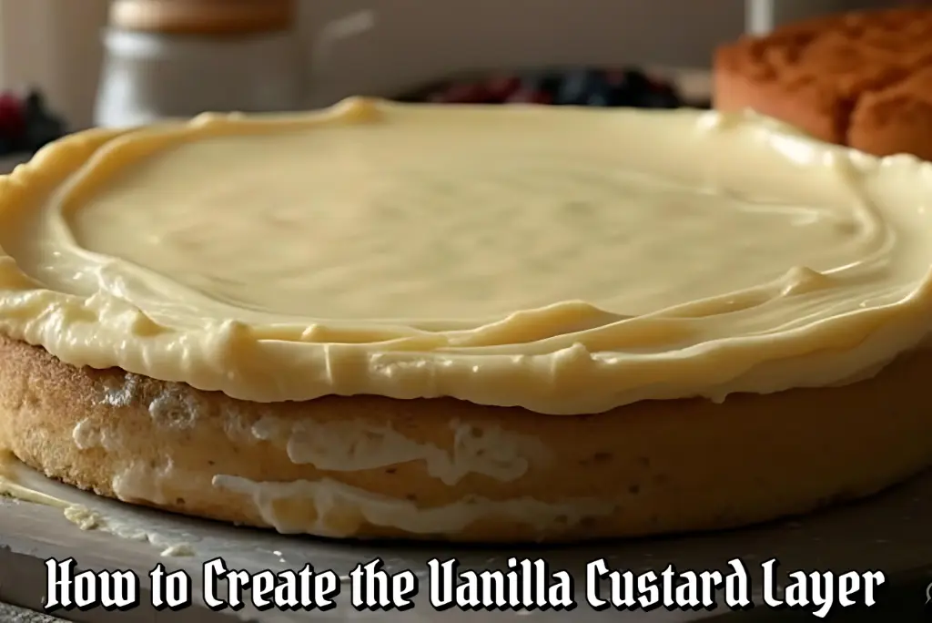 How to Create the Vanilla Custard Layer