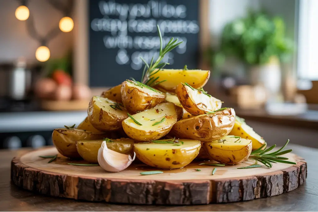 How to Make Crispy Roast Potatoes with Rosemary & Garlic