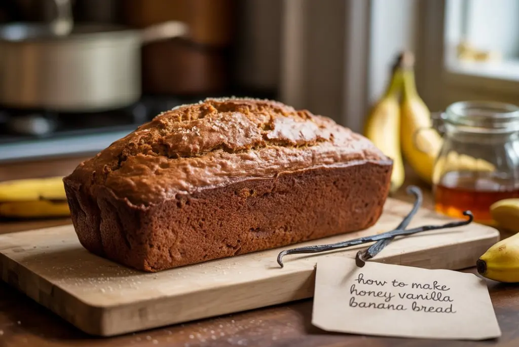 How to Make Honey Vanilla Banana Bread