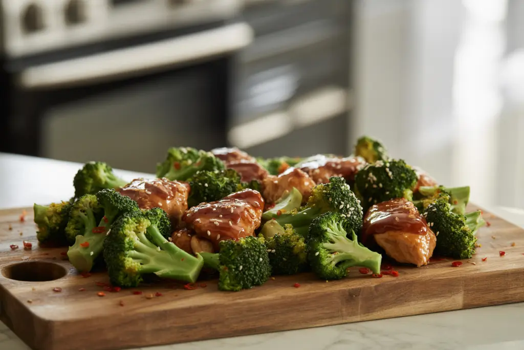 How to Make Sheet Pan Teriyaki Ginger Sesame Chicken and Broccoli