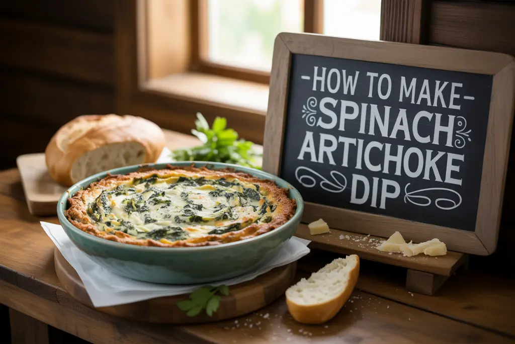 How to Make Spinach Artichoke Dip