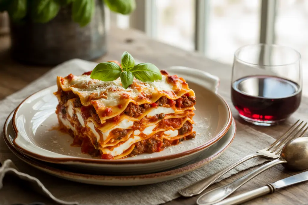 How to Serve Sausage and Ricotta Lasagna