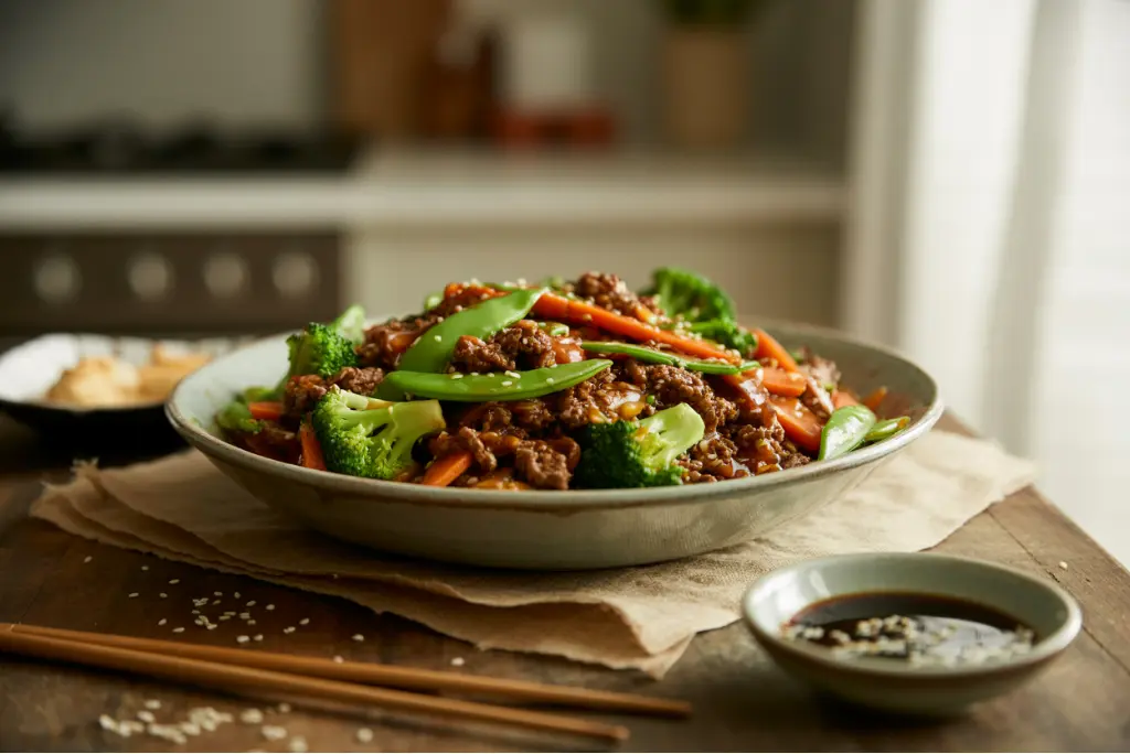Easy Ground Beef Teriyaki Stir Fry – Quick Weeknight Meal 2 How to make Ground Beef Teriyaki Stir Fry