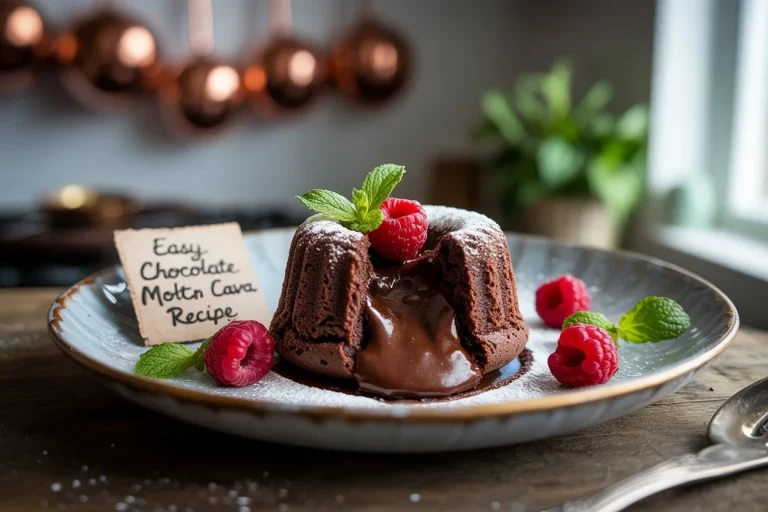Easy Chocolate Molten Lava Cake Recipe