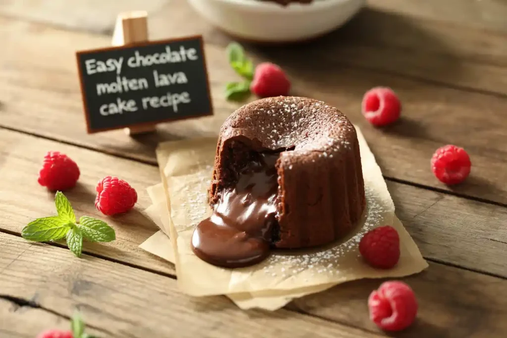 Easy Chocolate Molten Lava Cake Recipe
