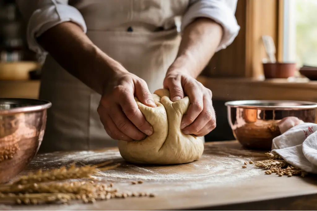 Mixing and Kneading the Dough