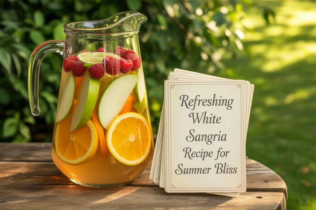Refreshing White Sangria Recipe for Summer Bliss
