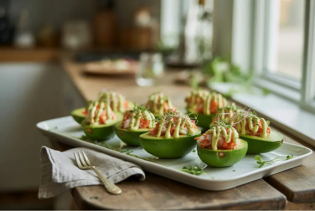 Tantalizing Avocado Crab Boats