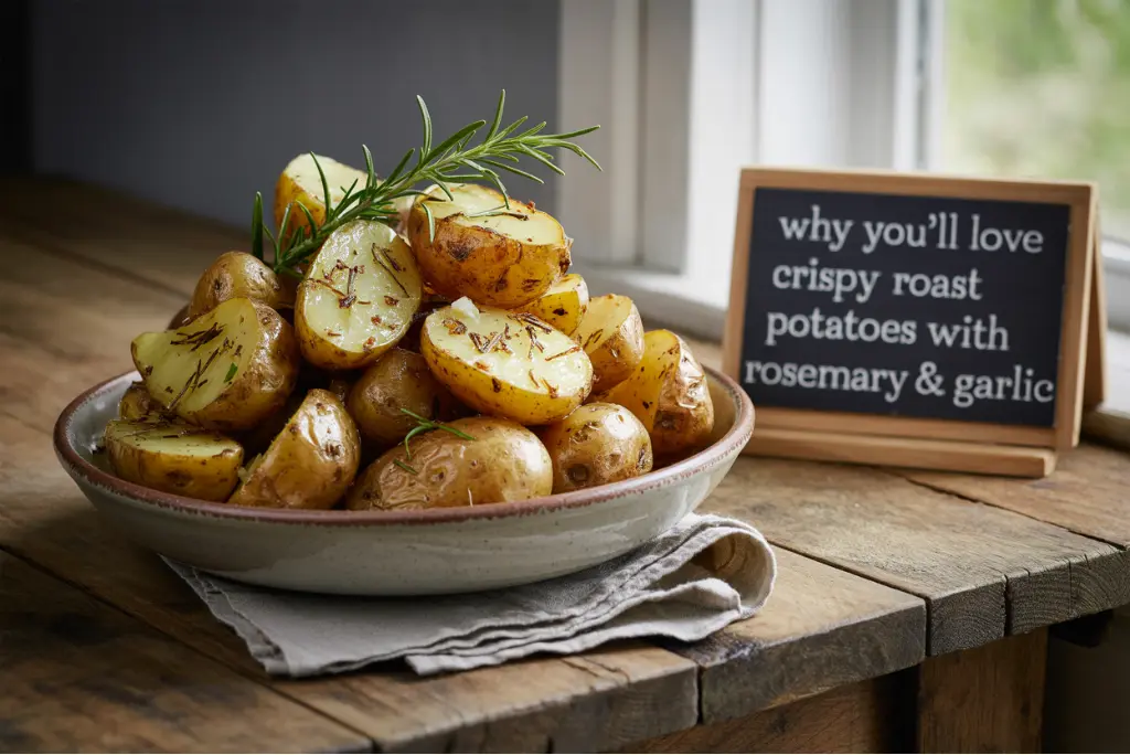 Why You Love This Crispy Roast Potatoes with Rosemary and Garlic