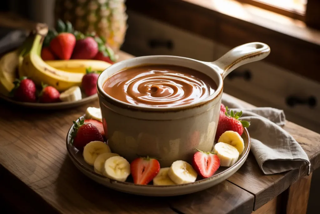 How to Serve Dulce de Leche Fondue