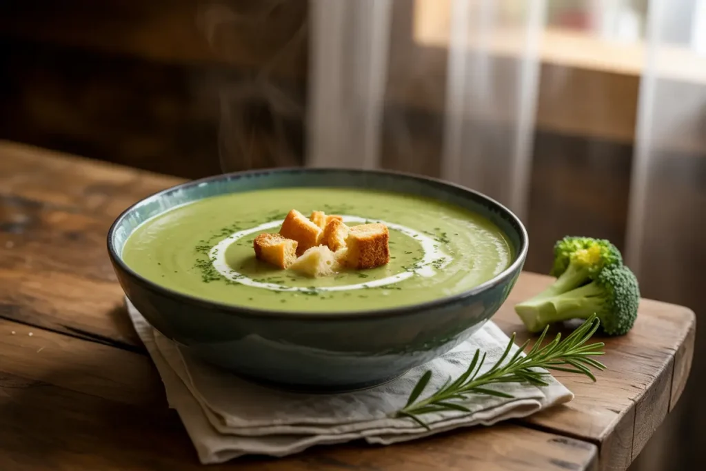 How to Serve Broccoli Cheese Soup