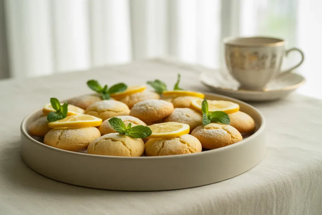 How to Serve Spring Lemon Cookies