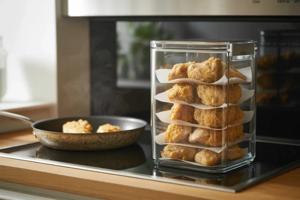 Storing and Reheating Parmesan Crusted Chicken