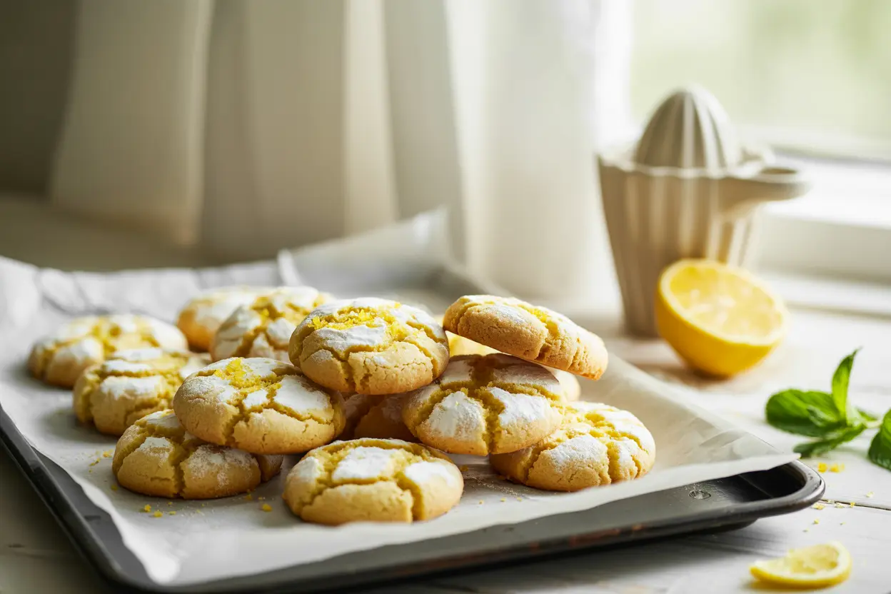 Zesty Spring Lemon Cookies Recipe | Light & Delicious Treat