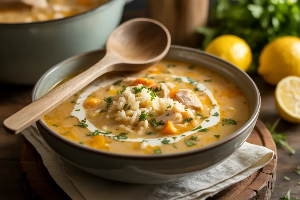 How to Make Creamy Chicken and Rice Soup
