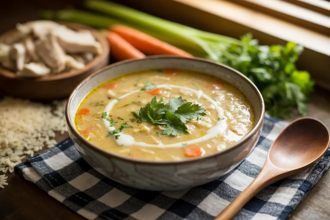 Creamy Chicken and Rice Soup Recipe