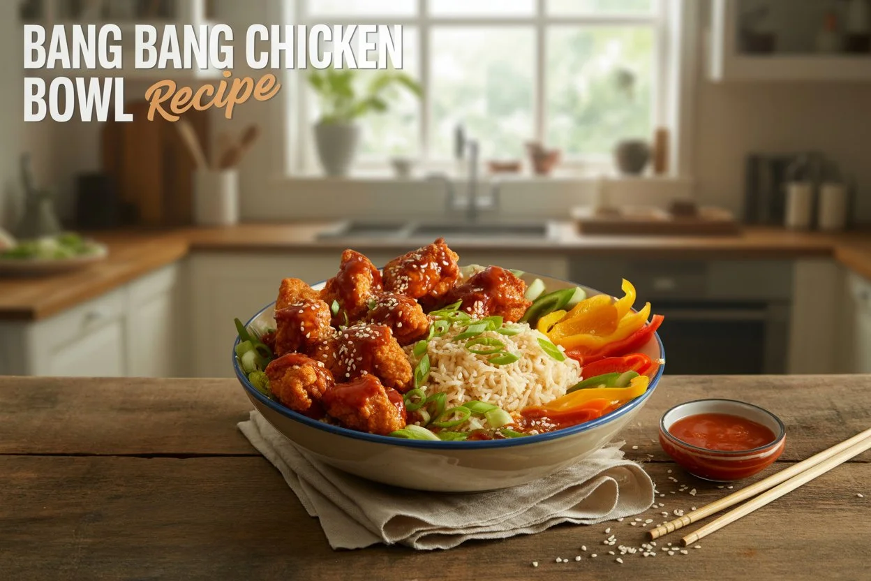 Irresistible Bang Bang Chicken Bowl Recipe – 30 Minutes 1 Irresistible Bang Bang Chicken Bowl