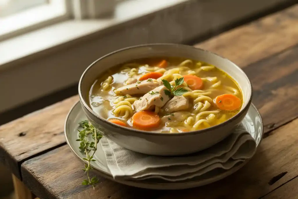 Easy Homemade Chicken Noodle Soup Recipe
