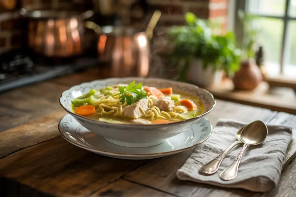 Easy Homemade Chicken Noodle Soup Recipe
