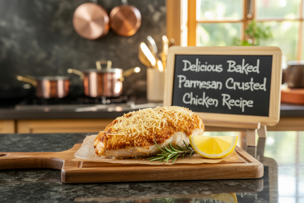 Delicious Baked Parmesan Crusted Chicken Recipe