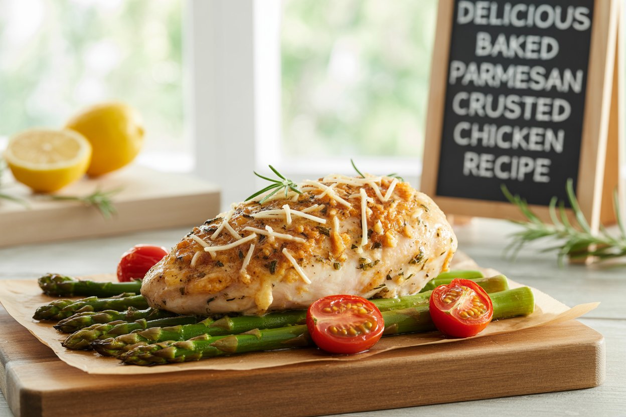 Delicious Baked Parmesan Crusted Chicken Recipe