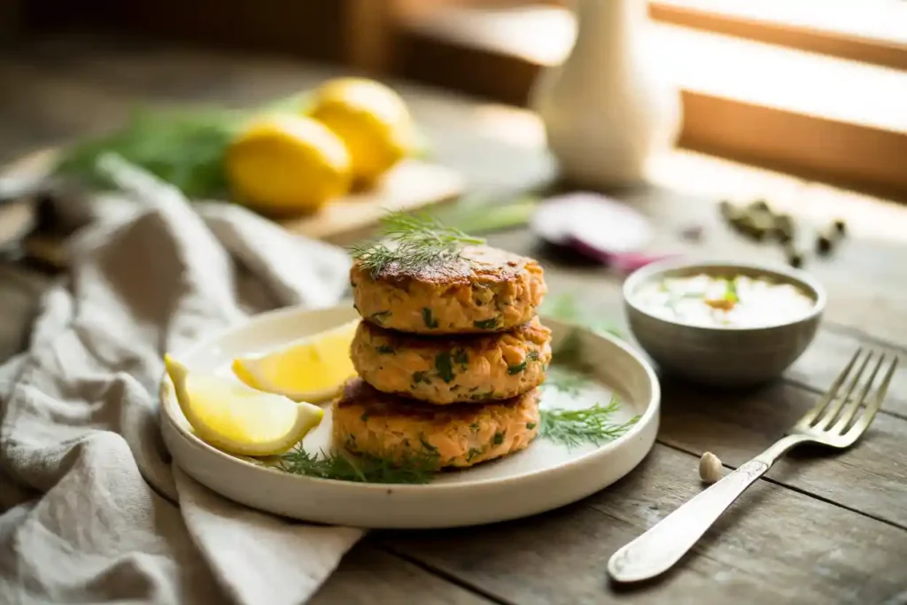 Delicious Salmon Cakes with Canned Salmon Recipe
