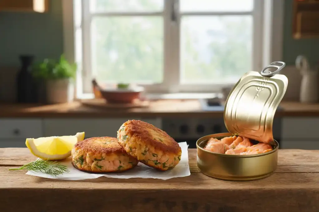Delicious Salmon Cakes with Canned Salmon Recipe
