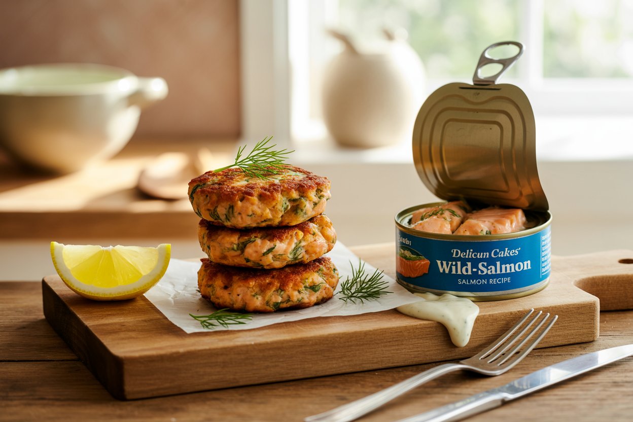 Delicious Salmon Cakes with Canned Salmon Recipe