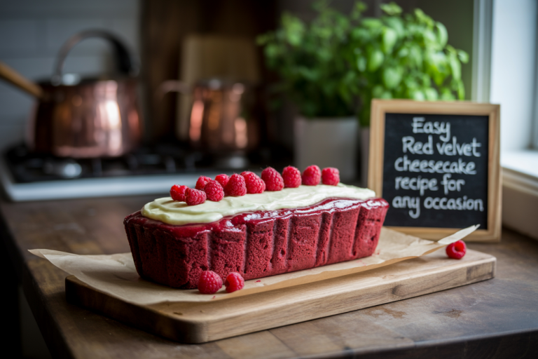 Irresistible Red Velvet Cheesecake Loaf Recipe