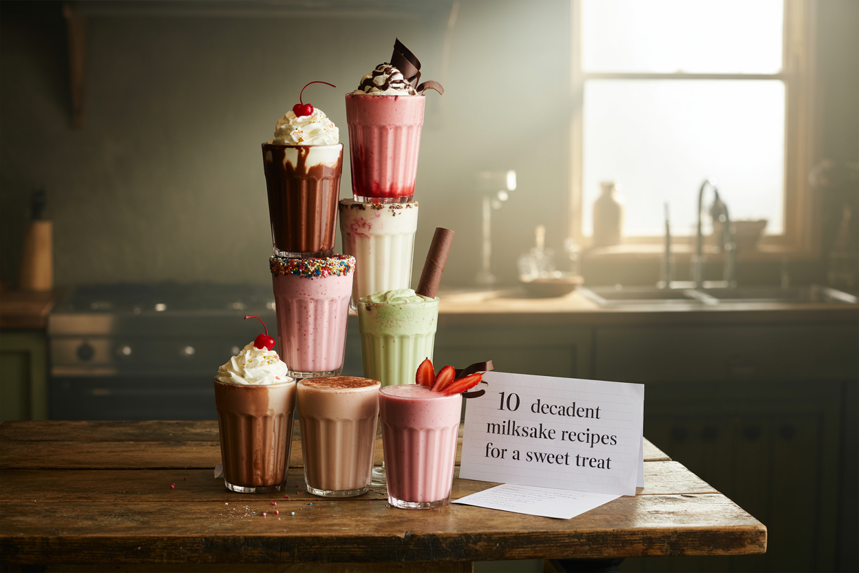 10 Decadent Milkshake Recipes