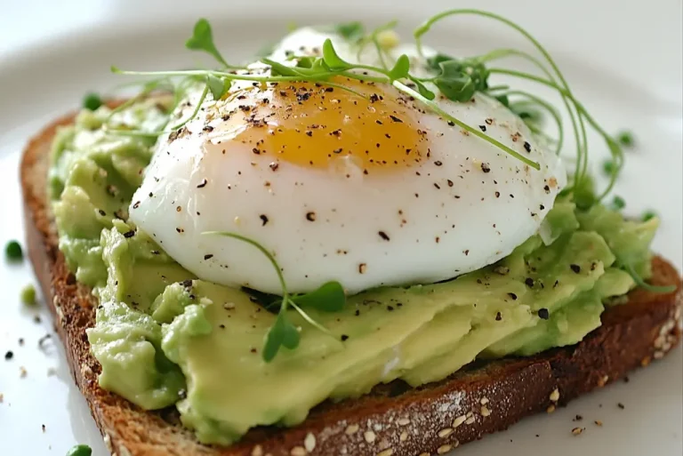 Avocado Toast on Whole Grain Bread