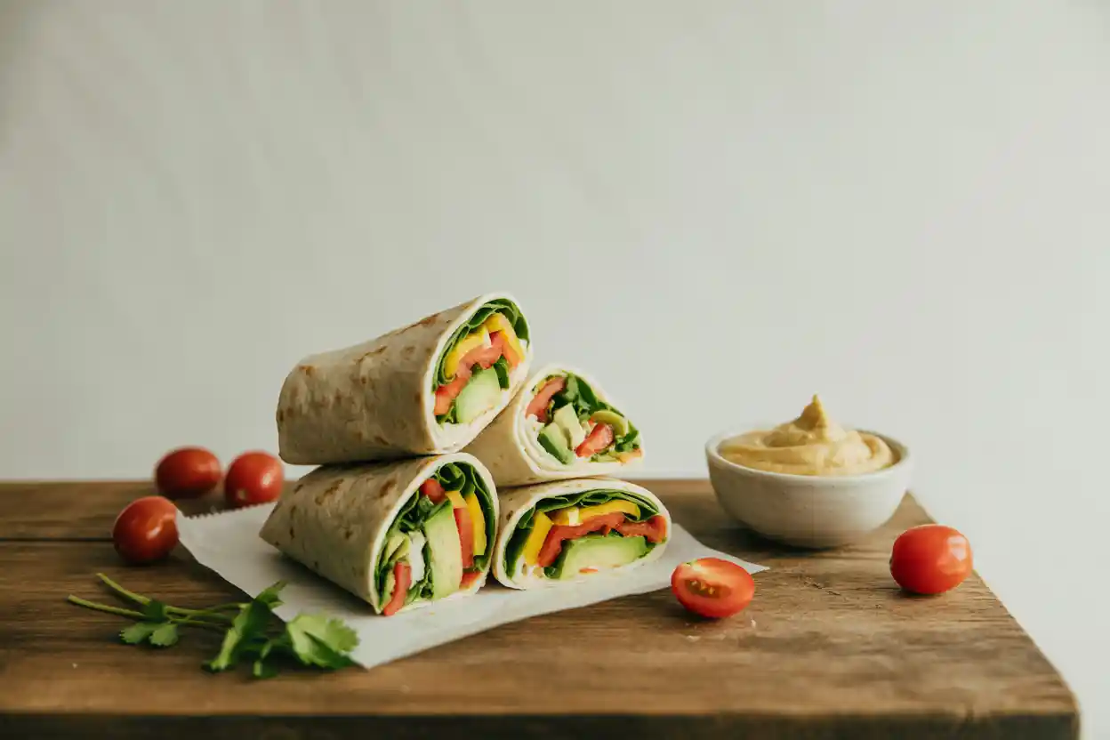 Breakfast Veggie Wraps