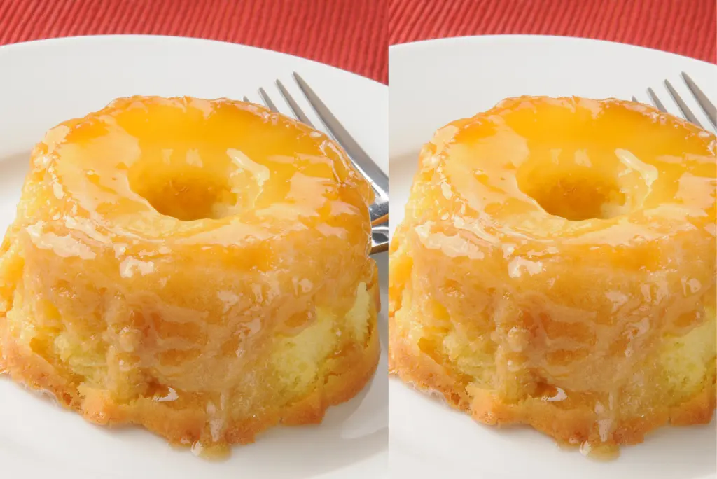 Browned Butter Nectarine Upside Down Cake