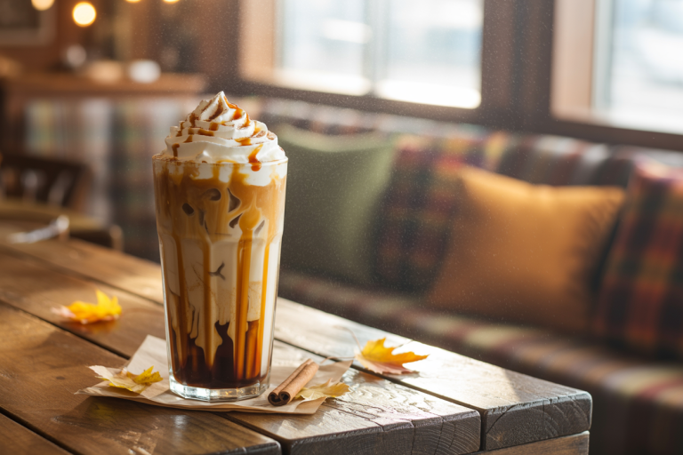 How to Make Caramel Pumpkin Spice Iced Coffee Magic 4 Caramel Pumpkin Spice Iced Coffee Magic