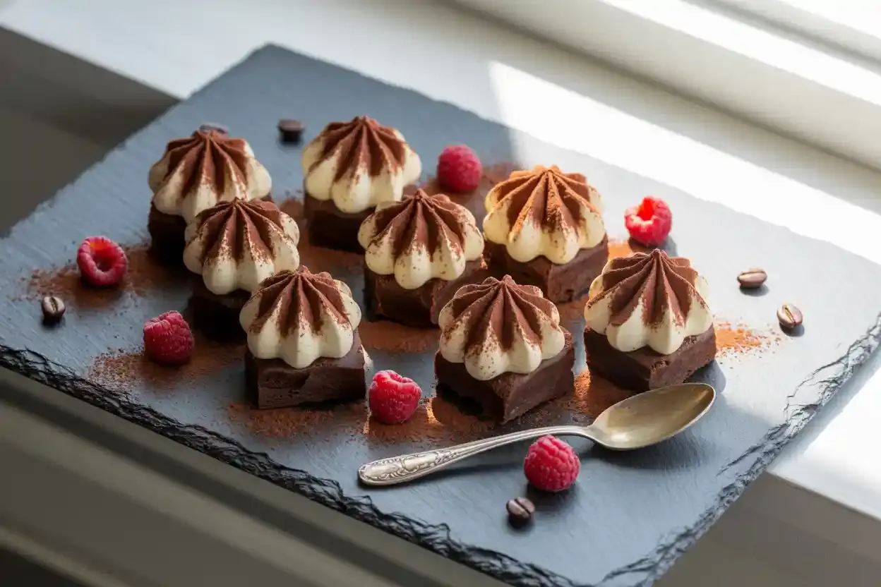 Tiramisu Fudge Brownies