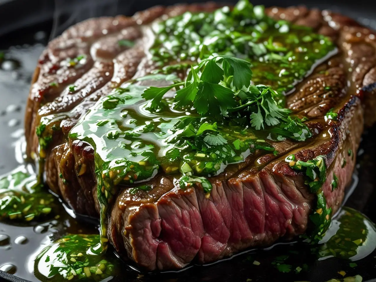 Ultimate Guide to a Perfect Steak with Chimichurri Sauce Recipe 1 Steak with Chimichurri Sauce