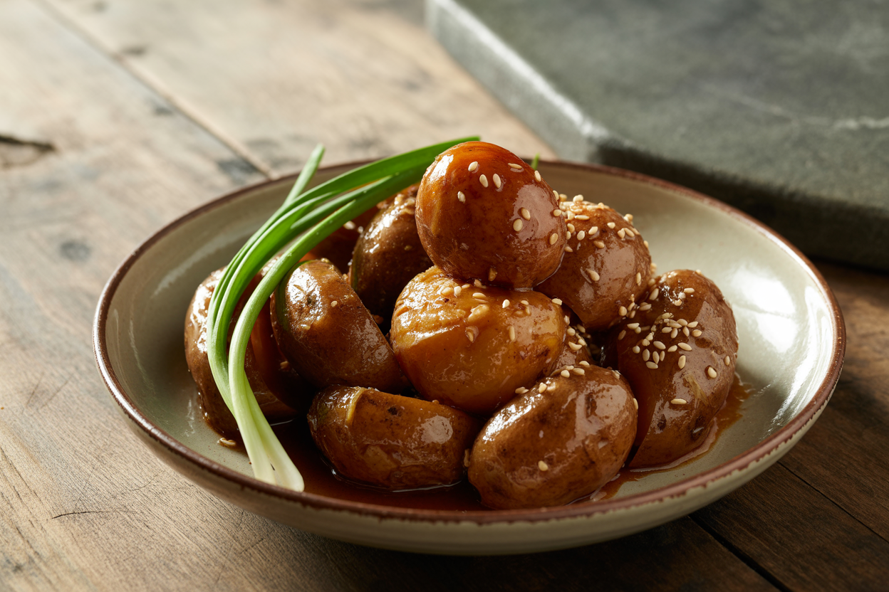 Perfect Korean Braised Potatoes (Gamja Jorim): A Simple, Tasty Side Dish 1 Gamja Jorim
