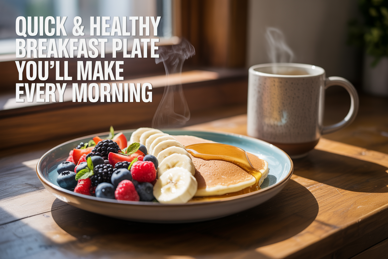 Quick & Healthy Breakfast Plate You’ll Make Every Morning 1 Quick & Healthy Breakfast