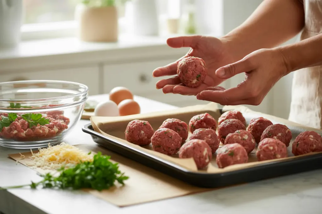 How to Make Baked Meatballs