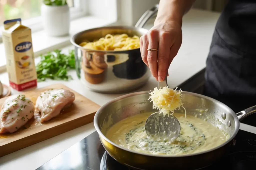 How to Make Chicken Alfredo