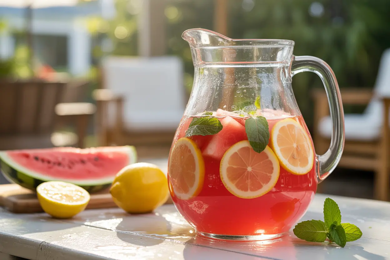 Watermelon Lemonade Without Sugar: A Refreshing Drink 1 Watermelon Lemonade Without Sugar: A Refreshing Drink