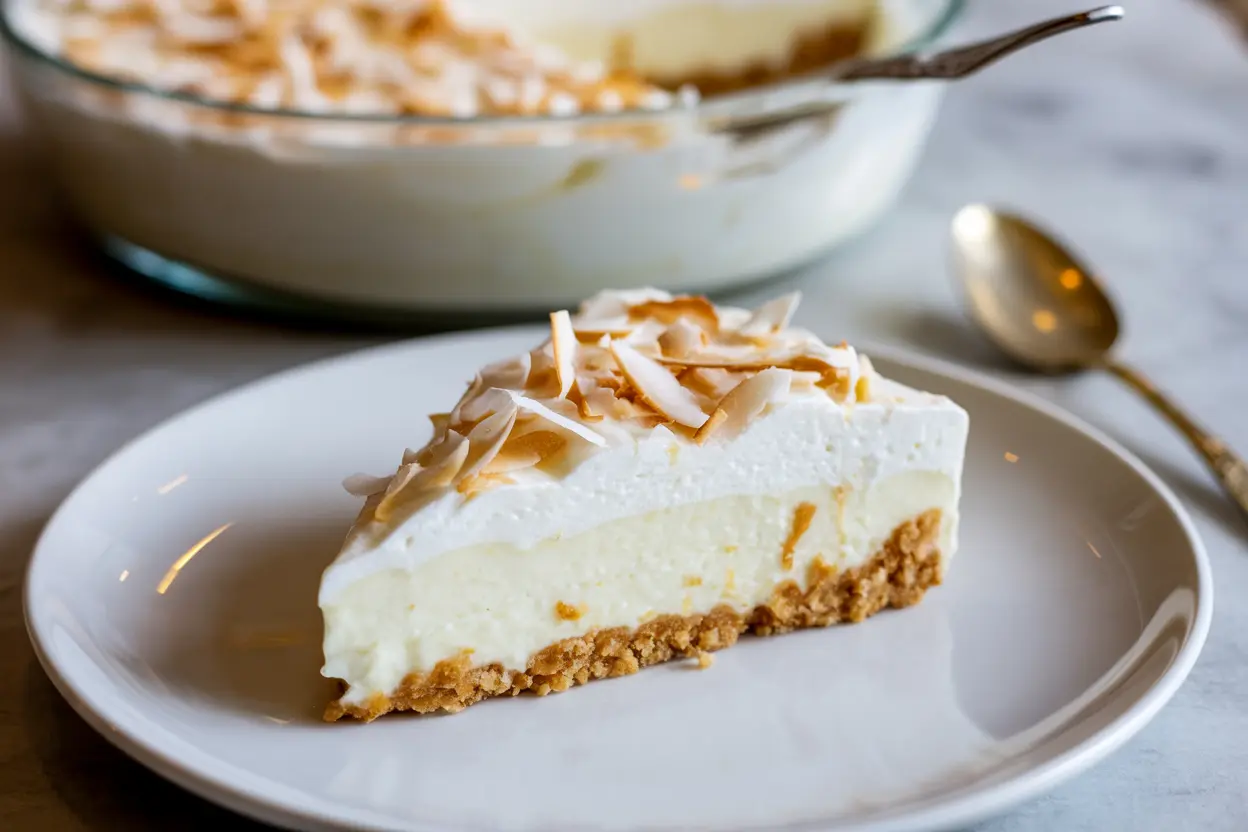 Easy No-Bake Coconut Cream Lush: A Creamy, Tropical Dessert