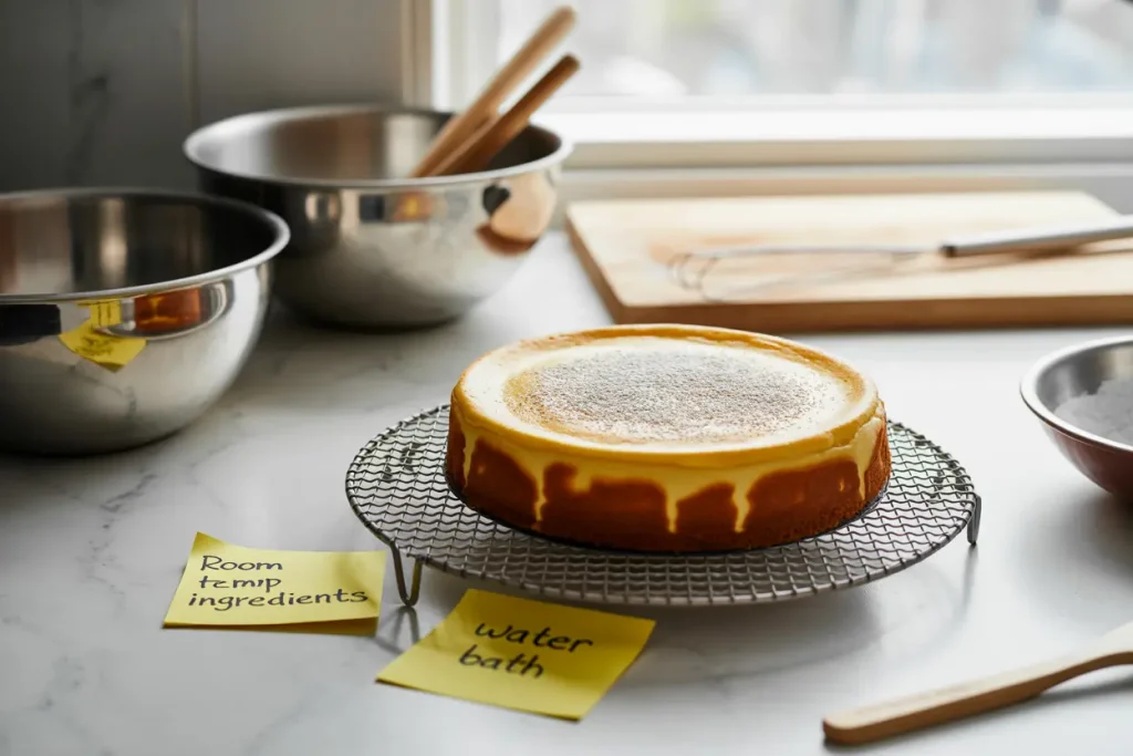 Classic New York Cheesecake Recipe | Easy & Creamy Dessert 3 Tips and Tricks for a Perfect Cheesecake